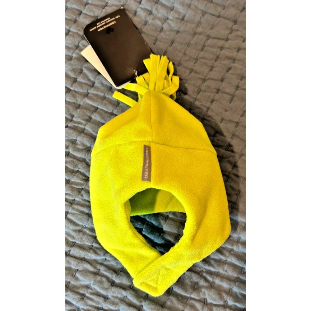 Obermeyer Unisex Kids Orbit Fleece Winter Hat Size 1-4 Limelight Model 77014